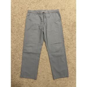 Calvin Klein Men's Slim Fit Stretch Chinos Size 36x29 Gray